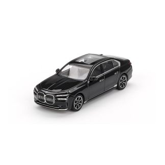 BMW i7 xDrive60 2024 RHD 1:64 - MiniGT BMW i7 - kovový model auta 1/64