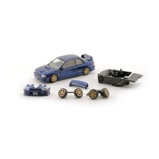 Subaru Impreza WRX GC8 Type-R LHD modrá 1:64 - BM Creations Subaru Impreza WRX - kovový model auta