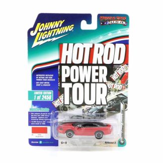 Chevrolet Camaro Z28 1996 červená 1:64 - Johnny Lightning Chevy Camaro Z28 - sběratelský model autá 1/64