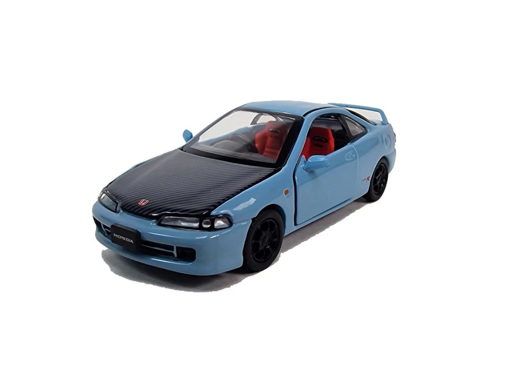 Honda Integra Type-R DC2 modrá 1:64 - Era Car Honda Integra Type R DC 2 - kovový model auta 1/64
