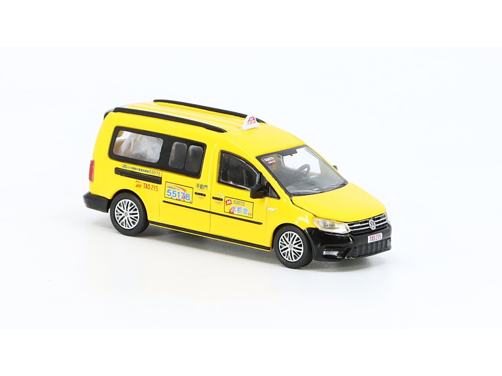 Volkswagen Caddy Maxi Tchajwanské metro Taxi 1:64 - Era Car VW Caddy Caddy - kovový model auta 1/64