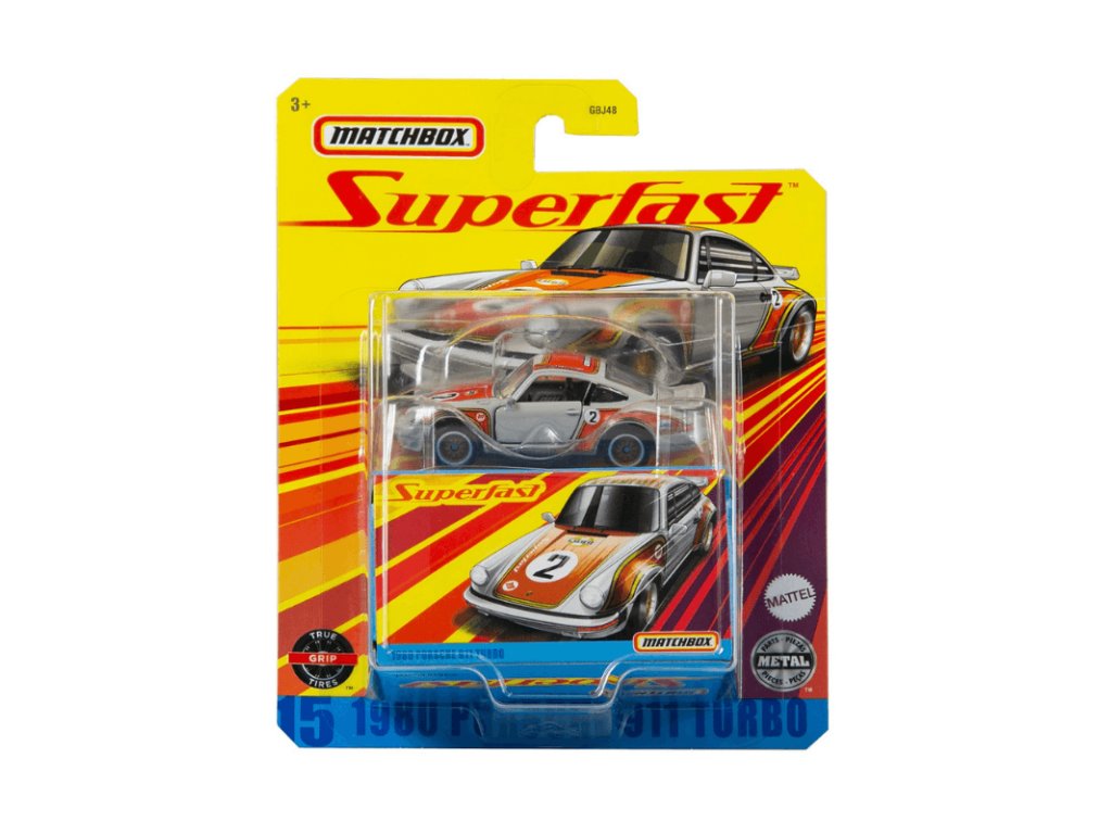 Porsche 911 #2 1980 1:64 - MATCHBOX 1980 Porsche 911 Rallye No.2 - model auta