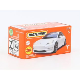 Tesla Model 3 1:64 - MATCHBOX Tesla Model 3 - model auta 1/64