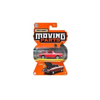 Subaru Brat 1978 červená 1:64 - MATCHBOX Subaru Brat - model auta 1/64