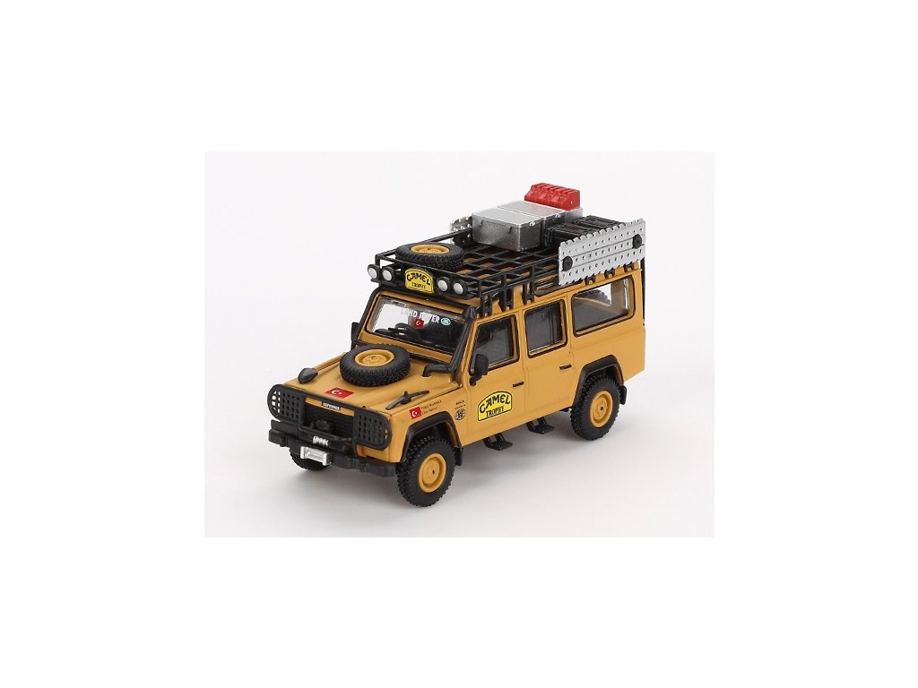 Land Rover Defender 110 Amazon Team 1:64 - MiniGT Rover Defender 110 Amazon Team - kovový model auta 1/64