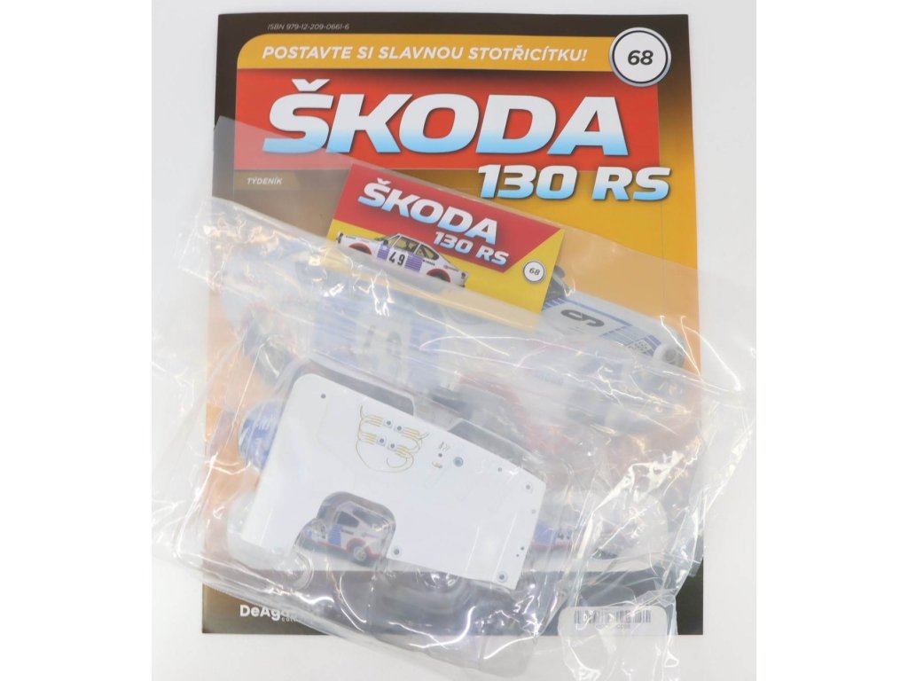Škoda 130 RS 1:8 - časopis #68 se stavebnicí Škoda 130 RS 1:8 - časopis #68 se stavebnicí