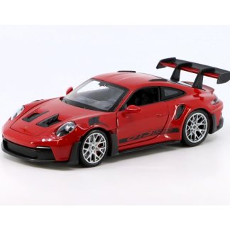 Porsche 911 GT3 RS ( 992) červená 1:24 - Welly Porsche 911 GT3 RS ( 992) - kovový model auta