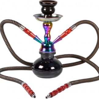 Shisha Sinai/Rainbow schwarz 2er/25cm