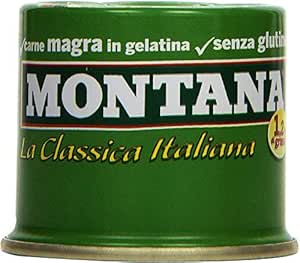 12x Montana carne classica beef in aspic 90 g 100% Italian meat