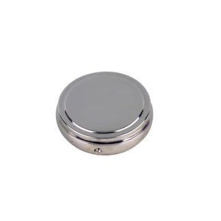 Taschenascher chrom poliert mit Ablage 5cm