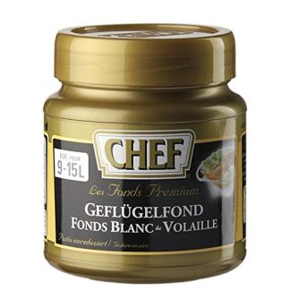 CHEF Premium Concentrate Poultry Stock, Light Pasty, Light for 9-15 L, 630 g