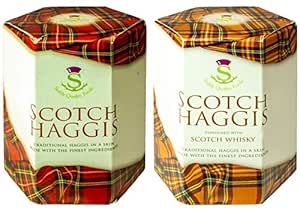 2 Pack Scottish Haggis and Scotch Whisky Haggis Scottish Food Gifts Scotland National Dish