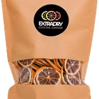 Extra Dry Dried Yellow Lemons for Cocktail | 125 Slices Dried Lemons | Large Bag 178g Dried Lemon Slices | 100% Natural | Dried Fruits No Added Sugar