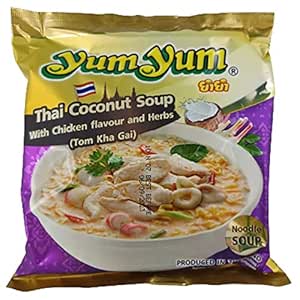 Yum Yum Instant Noodles Tom Kha Gai 10-Pack (10 x 100g) Asian Noodle Soup