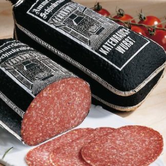 Cat smoked sausage in one piece, 950 g, premium product, a smoked delicacy from traditional production
