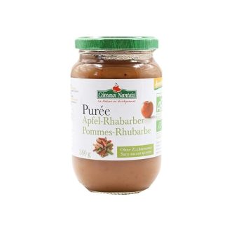 Coteaux Nantais Fruit Puree, Rhubarb Apple, Demeter, 360 g (1)