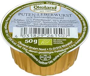 Turkey Liver Sausage with Sunflower Oil 1 x 50 g