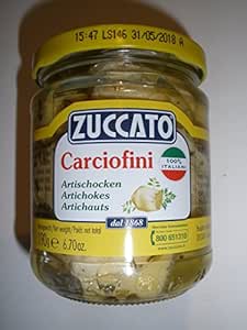 Zuccato Carciofini 190 g - Artichokes in Oil (1 x 190 g)