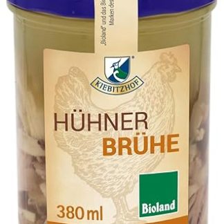 Bioland Chicken Broth with Meat Insert
