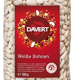 Davert Mühle Organic White Beans (8 x 500 g)