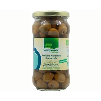 Campomar Nature Organic Manganilla Olives without Core Campomar Nature 170 g Pack of 3