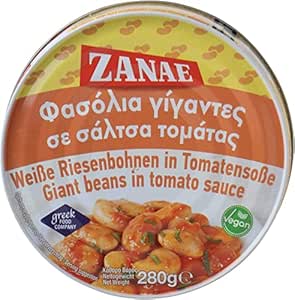 Zanae Thick White Beans in L, Pack of 1 (1 x 280 g Pack)