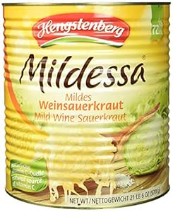 Hengstenberg Mildessa Wine Sauerkraut 10/1, Pack of 1 (1 x 9.7 kg)