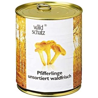 Waldschatz Chanterelles Unsorted Forest Fresh 850 ml Tin
