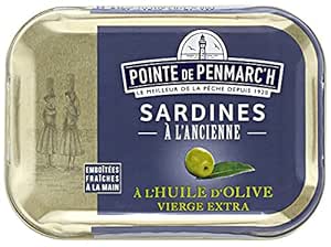Pointe de Penmarc'h France Sardines in Extra Virgin Olive Oil 115 g