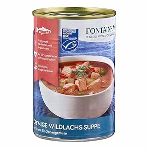 Fontaine - Creamy Wild Axis Soup with Fine Organic Garden Vegetables - 0.4 l - Pack of 5