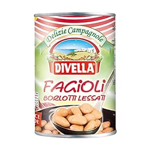Divella Borlotti Beans Tin 400g