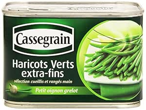 Cassegrain Haricots Verts Extra Fins Green Beans Extra Fine 706 g