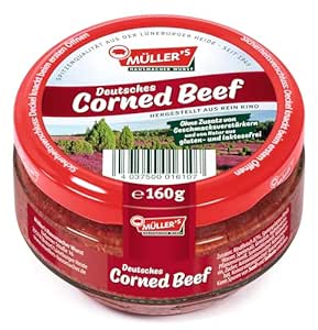 6 x Müller's Corned Beef 160 g Glass
