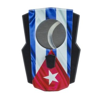 Zigarrenabschneider Cuba Flag Doppelklinge, 27mm Schnitt