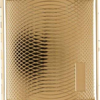 Zigarettenetui Metall Bögen goldin mit Gravurfeld 20er