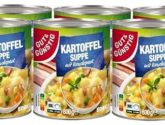 Gut & Günstig Potato Soup with Smoked Bacon 6 x 800 g