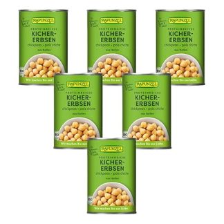 Rapunzel - Chickpeas in a Tin - 0.4 kg - Pack of 6