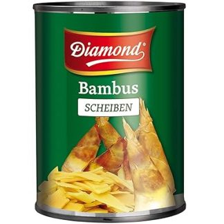 DIAMOND Bamboo slices, pickled Asia vegetables in glass, suitable for wok dishes, low carb - 1 x 540 g