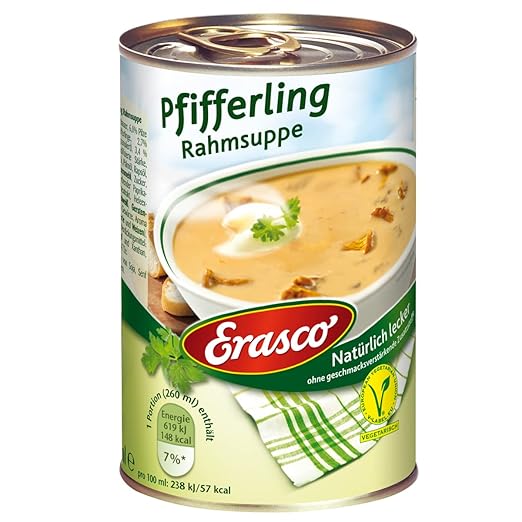 Erasco Chanterelle Cream Soup with Cream Naturally Delicious 390 ml