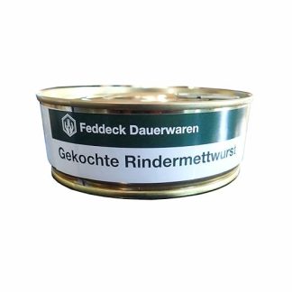 Canned Sausage Land Beef Mettwurst, Resealable, 200 g