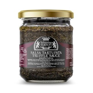 Valnerina Tartufi Truffle Sauce Original Recipe 180 g Black Truffle Sauce Mushroom Mushrooms 10% Black Summer Truffle Glass 180 g