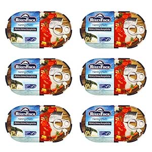 Rügen Fisch Gourmet Plates (6 x 200 g) Pack of 6