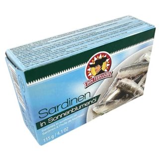 Sardines in Sunflower Oil 115g Delicate Sardines - Fillets