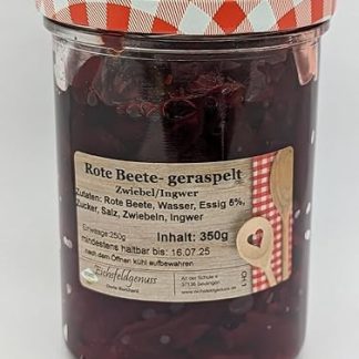 REGIONALA 24 - Beetroot Grated with Ginger and Onion Manufacture Handmade
