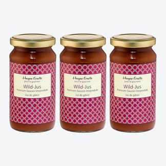 Hagen Grote Wild Jus 3 x 200ml Highly Concentrated Meat Juice from Handmade Production for Aromatic Meat Sauces