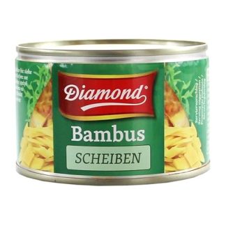 [6 x 227 g / 140 g ATG] Diamond Bamboo Shoots Discs / Bamboo Discs