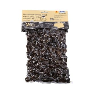 Black Olives THROUMBA - Natural Rose from Thassos Island - 1 kg Net