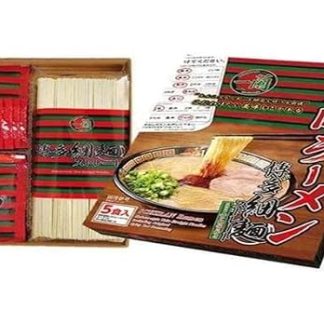 Ichiran Ramen Hakata-like Tonkotsu Soup with Fine Straight Noodles and Ichiran's Special Secret Red Dry Sauce - 5 Meals - From Japan