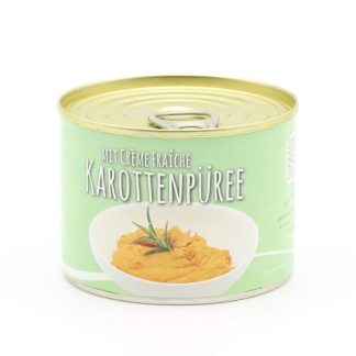 Carrot Puree Refined with Creme Fraiche. 200 g Tin - Very Fine Strained - Without Pieces - Gourmet Carrot Puree (15.50 € / kg)