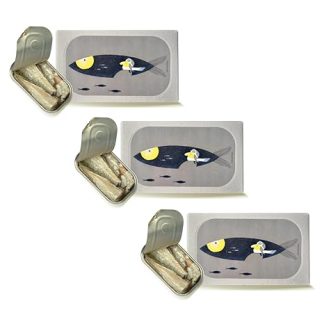 Jose Gourmet® Sardines in Lemon Sauce - 3 x 125 g (drained 3 x 90 g) | Sardines in a Tin | Sardine Fish in Oil